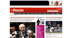 Desktop Screenshot of la-razon.com